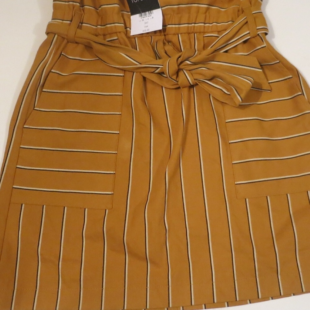 Topshop highwaist mini skirt NWT $60